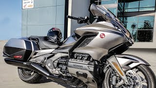 First Ride Review  2018 Honda Goldwing  Very Nice [upl. by Annaiek239]