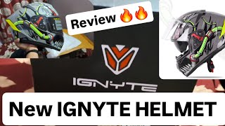 NEW IGNYTE HELMET REVIEW ALL NEW EDITION UNDER 5K HELMET  Rocketrider1  ALL NEW SPORTS HELMET [upl. by Omoj]