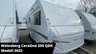 Weinsberg CaraOne 550 QDK Modell 2023 [upl. by Attej]