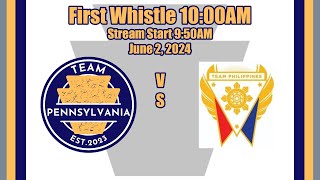 Team Pennsylvania Roller Derby Vs Team Philippines  June 2 2024 [upl. by Aneele]