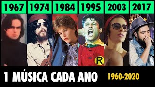 MELHOR MÚSICA NACIONAL DE CADA ANO  1960 a 2020 [upl. by Airetal272]