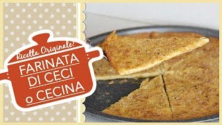 FARINATA DI CECI o CECINA ricetta originale [upl. by Carlin]