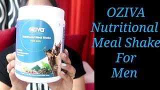 OZIVA Nutritional Meal Shake For Men  Review And Benefits [upl. by Einrae]