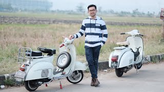 PERTAMA KALI NAIK VESPA TUA dan mogok  1961 Vespa VBB Indonesia motovlog 247 [upl. by Maryrose]