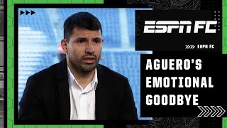 Sergio Aguero announces his retirement in emotional press conference  LaLiga  ESPN FC [upl. by Bobby196]