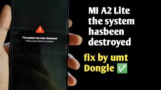 Fix The System has been Destroyed Issues  All REDMI Mi POCO PHONES easy trick A2 lite fix 2022 ✅ [upl. by Barnett]