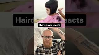 Hairdresser reacts to a special bob haircut [upl. by Rednasxela718]