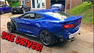 Rebuilding A Wrecked 2018 Camaro ZL1 Part 6 [upl. by Acinnor451]