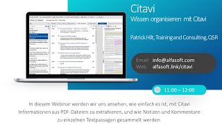 Citavi – Wissen organisieren mit Citavi [upl. by Rebmyk]