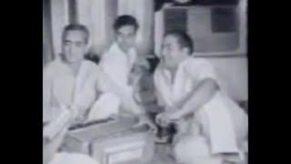 Mohd Rafi  Live Video of Studio Recording [upl. by Eryn]