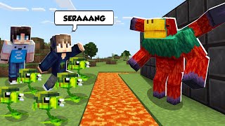 KITA ADU TANAMAN PLANTS VS ZOMBIE LAWAN BOSS TERKUAT DI MINECRAFT  SURVIVAL KOLOR 16 [upl. by Netsuj]