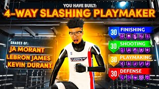 NEW quot4WAY SLASHING PLAYMAKERquot IS THE BEST BUILD IN NBA 2K22 BEST BUILD FOR SEASON 7 NBA 2K22 [upl. by Ecertak]