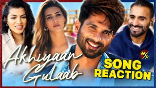 Akhiyaan Gulaab Song Reaction  Shahid Kapoor Kriti Sanon Mitraz Teri Baaton Mein Aisa Uljha Jiya [upl. by Callas24]