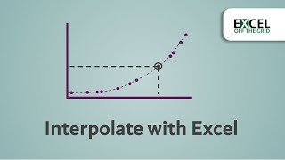 Interpolate with Excel  FORECAST function can interpolate  Excel Off The Grid [upl. by Refiffej]