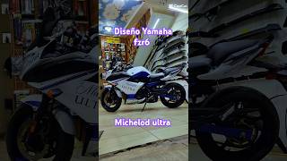 Moto Perzonalizada al Estilo Michelob Ultra Vinil Único moto yamaha fzr6 wrap michelobultra [upl. by Adia]