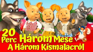 🔴 A Három Legszebb Három Kismalac Mese 🔴🐷🐺I Nati Mesék I Magyar Tündérmesék [upl. by Lah]