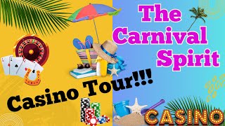 Carnival Spirit Casino Tour 2024 [upl. by Lathrop]