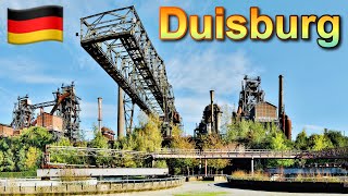 4K Sunny Day Walk in Germany  Duisburg City Tour  Landscape Park Duisburg Nord [upl. by Sholom]