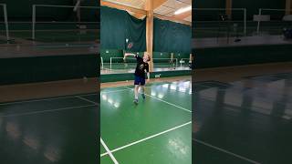 Almost Impossible Badminton Trick Shot badmintontrickshot trickshots trickshots [upl. by Inan]