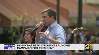 Democrat Beto ORourke Launches Campaign for President [upl. by Hamrah]