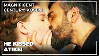 Silahtar Mustafa Kissed Atike  Magnificent Century Kosem [upl. by Ani375]