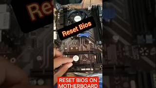 Bios Reset  computerproblem resetbios shotfeed [upl. by Atiuqram]