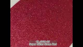 CARLIKE CLSGD05 SUPER GLITTER DIAMOND STONE RED VINYL [upl. by Pail]