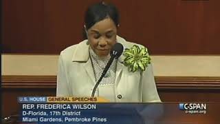 Congresswoman Frederica Wilson Speaks About Trayvon Martin [upl. by Lenra]