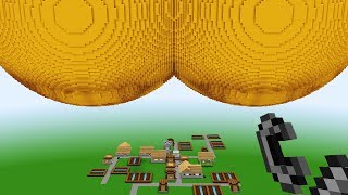 ¡EL TRASERO GIGANTE DE MINECRAFT HACE UNA GRAN CAGADA 💩😱 DESTRUYO LA VILLA [upl. by Atteynek]