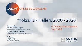 “Yoksulluk Halleri 2000  2020”  Cengiz Çiftçi ProfDr Necmi Erdoğan ProfDr Abdullah Karatay [upl. by Ennagem]