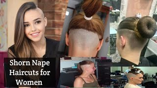 Full Head Shaved Nape Bob and Half Head Shaved Nape Haircuts for WomenBest HairstylesHaircuts girl [upl. by Craddock123]