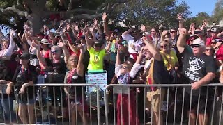 Gasparilla parade of pirates draws thousands of people to Tampa on Saturday [upl. by Iolanthe]