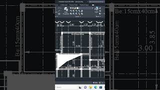 How to Indicate A One way Slab in Autocad autocad AutocourseCivil Engineering [upl. by Yorker993]