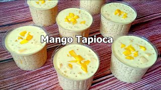 Mango Tapioca I Mango Sago Dessert Recipe l How to make Mango tapioca [upl. by Mast]