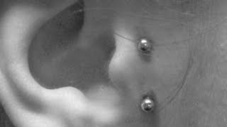 Surface Tragus Piercing what to expect and proper aftercare instructions [upl. by Hanala453]