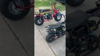 Mini bikes Coleman ct200u monster moto mm80👍🏻🤪🔥😱 [upl. by Aninep]