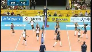 Mundial feminino de vôlei 2010 Brasil vs Cuba 1 SET [upl. by Ytsur678]