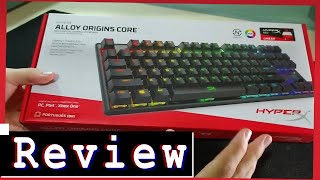 Teclado GAMER Hyperx Alloy Origins Core  Tiago Paiva UnboxingReview [upl. by Jarrell271]