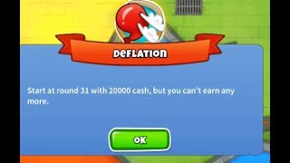 How I Made It To Round 100 in Deflation Mode  Bloons TD 6 [upl. by Yatnoed]