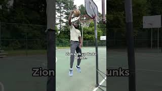 How Zion Walks Up To Dunk Anything… [upl. by Agemo31]