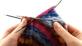 How to Knit Toeup Socks 5 Heel [upl. by Ainak938]