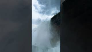 Experience Niagara Falls Like Never Before 🌊✨ A Stunning View from the Inside travel niagrafalls [upl. by Eirallih169]