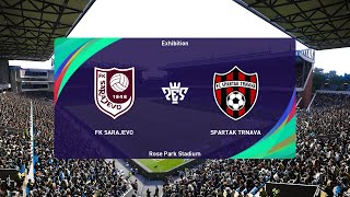 FK Sarajevo vs FC Spartak Trnava 25072024 UEFA Europa Conference League PES 2021 [upl. by Iretak]