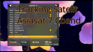 TRACKING SATELIT ASIASAT 7 CBAND [upl. by Eenot]