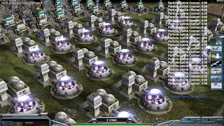 quot Particle Cannon Activated quot USA Super Weapon  1 vs 7 HARD Command amp Conquer Generals Zero Hour [upl. by Attelrahs998]