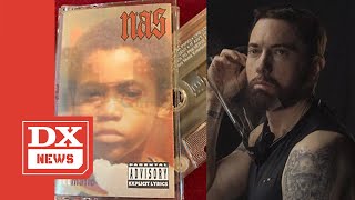 Eminem Says He Dropped 600 On Unopened Nas Illmatic Cassette Tape [upl. by Velasco]