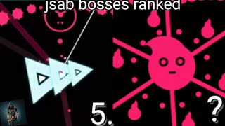 ranking every jsab boss fight [upl. by Orofselet904]