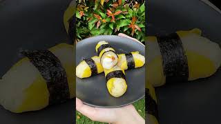 semar mendem filled with risoles filling and is shaped like sushi with a little bit of seaweed wrap [upl. by Eninahpets]