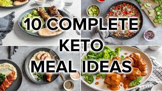 10 Easy Low Carb amp Keto Meal Ideas Side Dish Included [upl. by Lorusso]