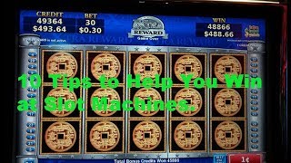 10 Tips to help you win at slot machines [upl. by Afihtan]